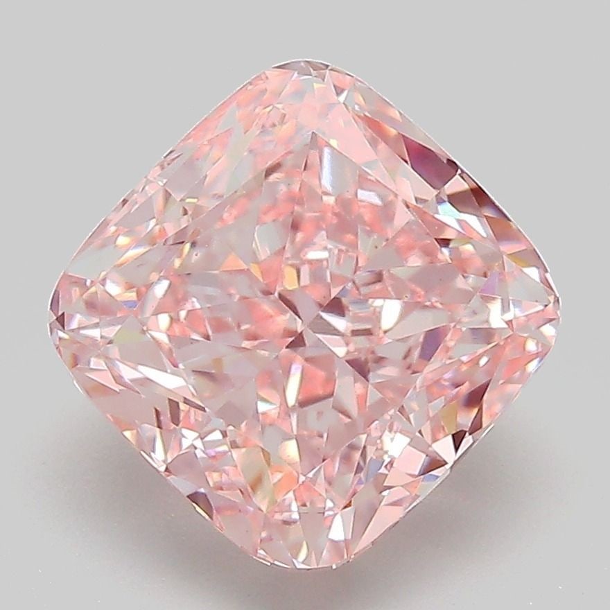 Loose Diamond - CUSHION MODIFIED 4.08ct Fancy Intense Pink VS1: Loose Diamond - CUSHION MODIFIED 4.08ct Fancy Intense Pink VS1 Source: This is a real non-mined Diamond that has been grown in a lab Shape: CUSHION MODIFIED Carats: 4.08 Color: Fancy Intense Pink Cert