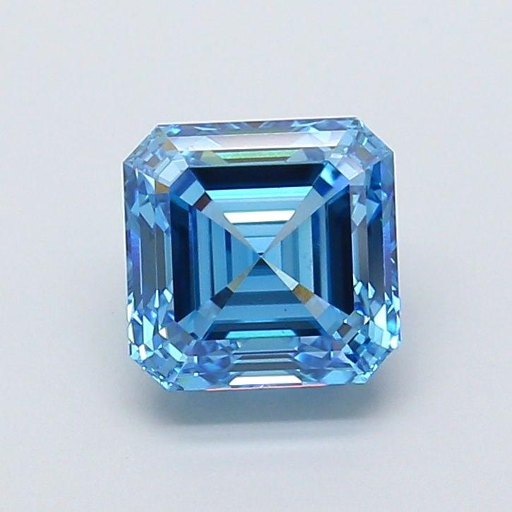 Loose Diamond - HEART 2.03ct Fancy Vivid Blue VS1: Loose Diamond - HEART 2.03ct Fancy Vivid Blue VS1 Source: This is a real non-mined Diamond that has been grown in a lab Shape: HEART Carats: 2.03 Color: Fancy Vivid Blue Certification: IGI PLEASE NOTE