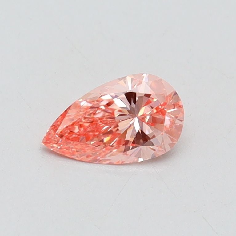 Loose Diamond - PEAR 0.35ct Fancy Vivid Pink VVS2: Loose Diamond - PEAR 0.35ct Fancy Vivid Pink VVS2 Source: This is a real non-mined Diamond that has been grown in a lab Shape: PEAR Carats: 0.35 Color: Fancy Vivid Pink Certification: IGI Video: