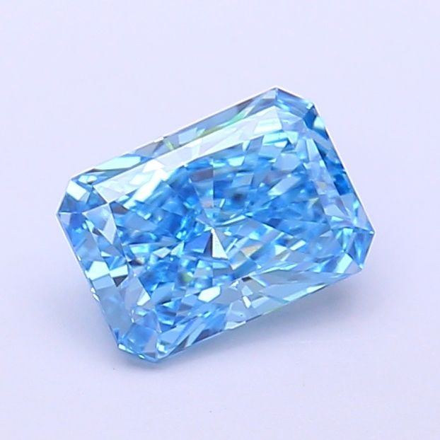 Loose Diamond - RADIANT 1.08ct Fancy Vivid Blue VS1: Loose Diamond - RADIANT 1.08ct Fancy Vivid Blue VS1 Source: This is a real non-mined Diamond that has been grown in a lab Shape: RADIANT Carats: 1.08 Color: Fancy Vivid Blue Certification: IGI Video: