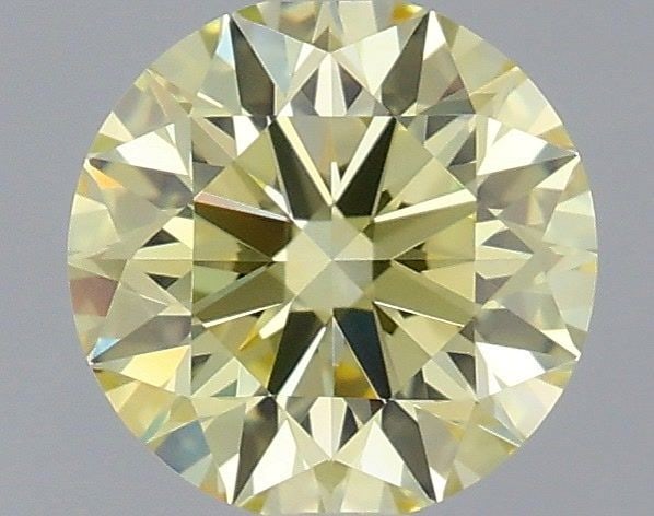 Ideal Loose Diamond - ROUND 0.5ct Fancy Yellow VVS2: Ideal Loose Diamond - ROUND 0.5ct Fancy Yellow VVS2 Source: This is a real non-mined Diamond that has been grown in a lab Shape: ROUND Carats: 0.5 Color: Fancy Yellow Certification: IGI Video: