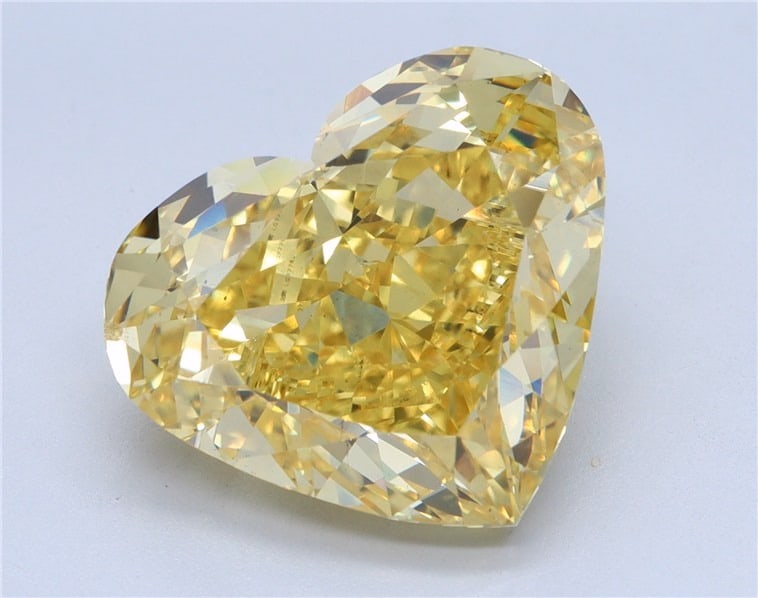 Loose Diamond - HEART 10ct YELLOW VS2: Loose Diamond - HEART 10ct YELLOW VS2 Source: This is a real non-mined Diamond that has been grown in a lab Shape: HEART Carats: 10 Color: YELLOW Clarity: VS2 Certification: IGI Condition: Pre-Owned P