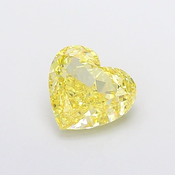Loose Diamond - HEART 2.07ct Fancy Intense Yellow VS1: Loose Diamond - HEART 2.07ct Fancy Intense Yellow VS1 Source: This is a real non-mined Diamond that has been grown in a lab Shape: HEART Carats: 2.07 Color: Fancy Intense Yellow Certification: IGI Vid