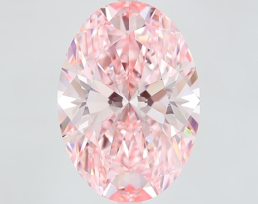 Loose Diamond - OVAL 11.17ct Fancy Vivid Pink VS1: Loose Diamond - OVAL 11.17ct Fancy Vivid Pink VS1 Source: This is a real non-mined Diamond that has been grown in a lab Shape: OVAL Carats: 11.17 Color: Fancy Vivid Pink Certification: IGI Video: