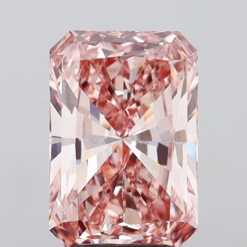 Loose Diamond - RADIANT 3.75ct Fancy Intense Pink VS1: Loose Diamond - RADIANT 3.75ct Fancy Intense Pink VS1 Source: This is a real non-mined Diamond that has been grown in a lab Shape: RADIANT Carats: 3.75 Color: Fancy Intense Pink Certification: IGI Vid