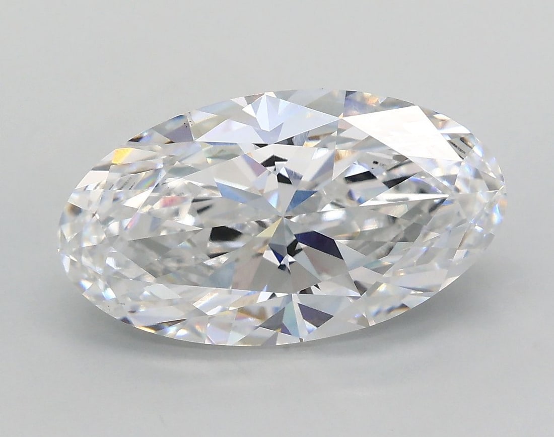 Loose Diamond - OVAL 3.16ct D VVS2: Loose Diamond - OVAL 3.16ct D VVS2 Source: This is a real non-mined Diamond that has been grown in a lab Shape: OVAL Carats: 3.16 Color: D Clarity: VVS2 Certification: IGI Video: