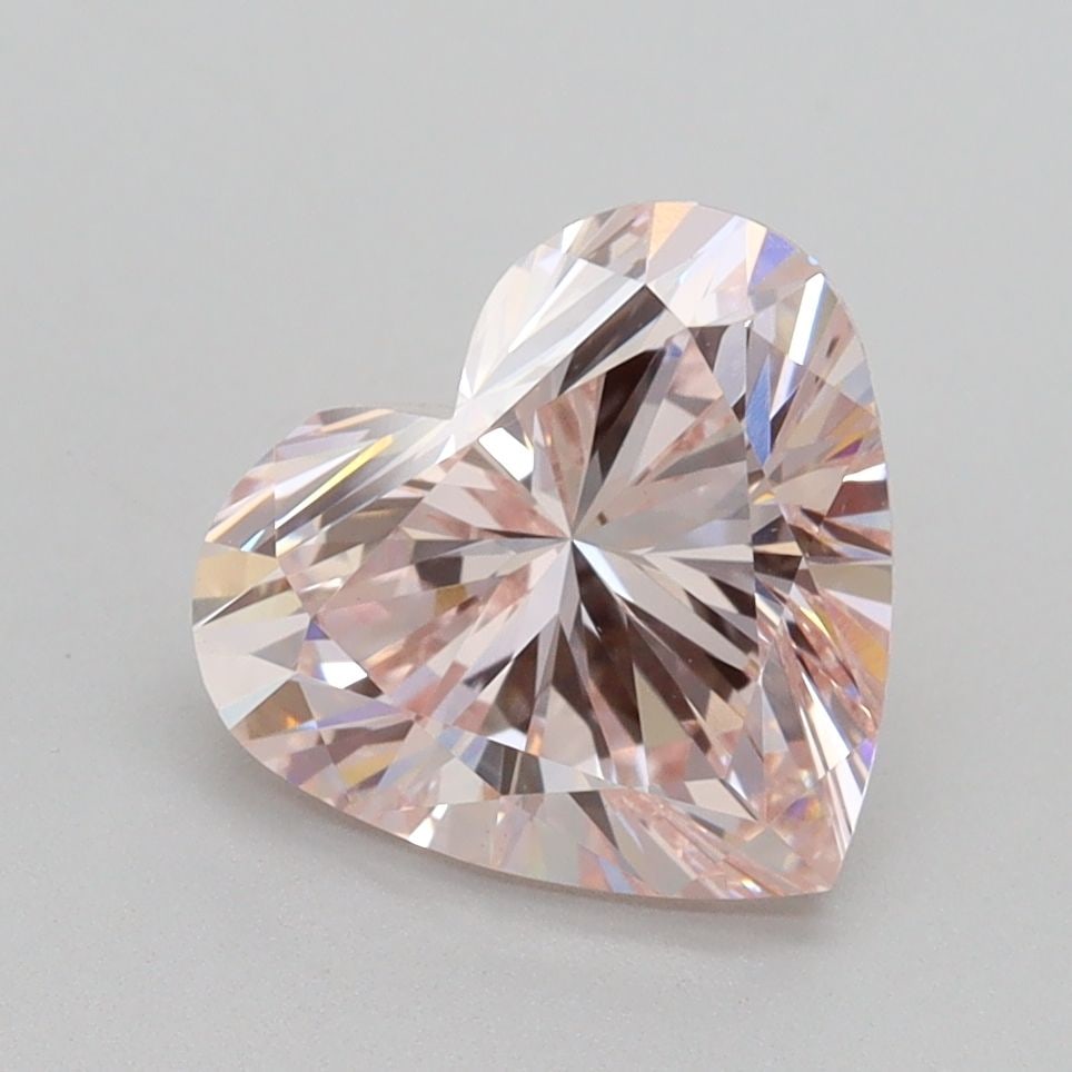 Loose Diamond - HEART 2.2ct Fancy Pink VS1: Loose Diamond - HEART 2.2ct Fancy Pink VS1 Source: This is a real non-mined Diamond that has been grown in a lab Shape: HEART Carats: 2.2 Color: Fancy Pink Certification: IGI Video: