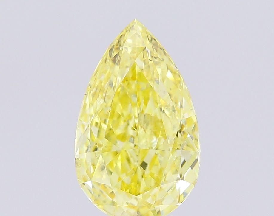 Loose Diamond - PEAR 1.68ct Fancy Intense Yellow SI2: Loose Diamond - PEAR 1.68ct Fancy Intense Yellow SI2 Source: This is a real non-mined Diamond that has been grown in a lab Shape: PEAR Carats: 1.68 Color: Fancy Intense Yellow Certification: IGI Video
