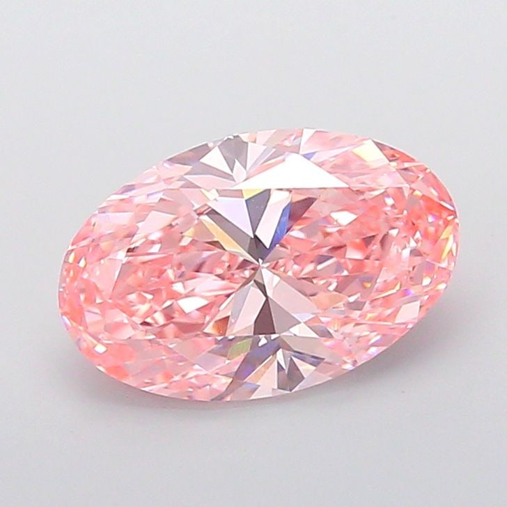 Loose Diamond - OVAL 4.06ct Fancy Vivid Pink VVS2: Loose Diamond - OVAL 4.06ct Fancy Vivid Pink VVS2 Source: This is a real non-mined Diamond that has been grown in a lab Shape: OVAL Carats: 4.06 Color: Fancy Vivid Pink Certification: IGI Video: