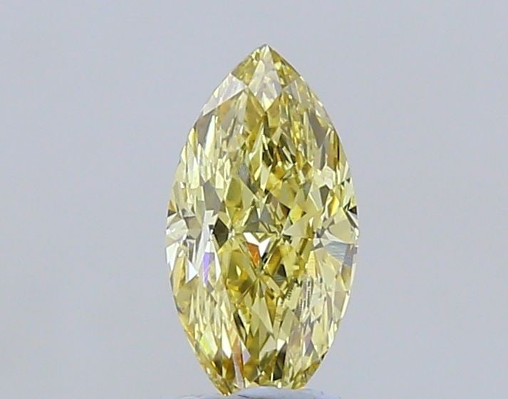 Loose Diamond - MARQUISE 1.5ct Fancy Intense Yellow VVS2: Loose Diamond - MARQUISE 1.5ct Fancy Intense Yellow VVS2 Source: This is a real non-mined Diamond that has been grown in a lab Shape: MARQUISE Carats: 1.5 Color: Fancy Intense Yellow Certification: IG