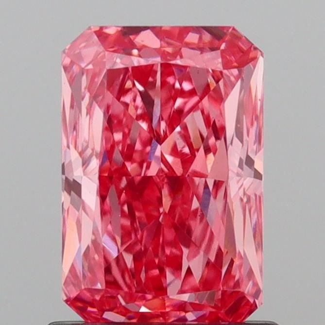 Loose Diamond - RADIANT 1.08ct Fancy Intense Pink VS1: Loose Diamond - RADIANT 1.08ct Fancy Intense Pink VS1 Source: This is a real non-mined Diamond that has been grown in a lab Shape: RADIANT Carats: 1.08 Color: Fancy Intense Pink Certification: IGI Vid