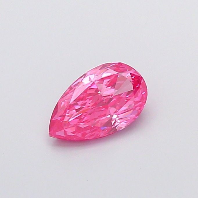 Loose Diamond - PEAR 1.01ct Fancy Vivid Pink VS2: Loose Diamond - PEAR 1.01ct Fancy Vivid Pink VS2 Source: This is a real non-mined Diamond that has been grown in a lab Shape: PEAR Carats: 1.01 Color: Fancy Vivid Pink Certification: IGI Video:
