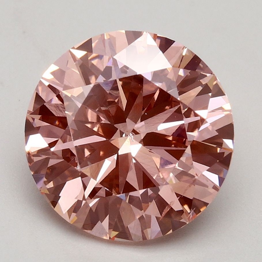 Loose Diamond - ROUND 2.5ct Fancy Intense Pink SI1: Loose Diamond - ROUND 2.5ct Fancy Intense Pink SI1 Source: This is a real non-mined Diamond that has been grown in a lab Shape: ROUND Carats: 2.5 Color: Fancy Intense Pink Certification: IGI Video: