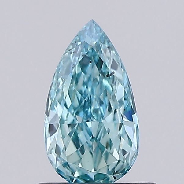Loose Diamond - PEAR 0.52ct Fancy Vivid Green VS2: Loose Diamond - PEAR 0.52ct Fancy Vivid Green VS2 Source: This is a real non-mined Diamond that has been grown in a lab Shape: PEAR Carats: 0.52 Color: Fancy Vivid Green Certification: NONE Video: