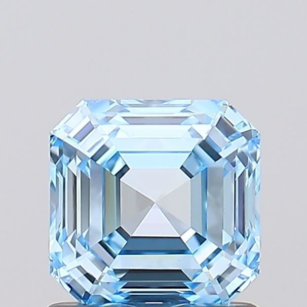 Loose Diamond - ASSCHER 1.1ct Fancy Intense Blue VS1: Loose Diamond - ASSCHER 1.1ct Fancy Intense Blue VS1 Source: This is a real non-mined Diamond that has been grown in a lab Shape: ASSCHER Carats: 1.1 Color: Fancy Intense Blue Certification: IGI Video