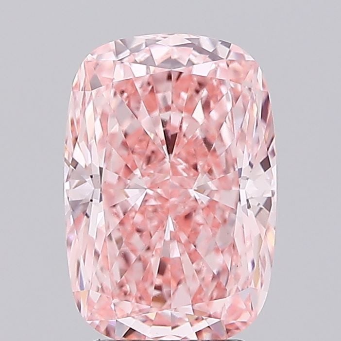 Loose Diamond - CUSHION MODIFIED 3.26ct Fancy Vivid Pink VVS2: Loose Diamond - CUSHION MODIFIED 3.26ct Fancy Vivid Pink VVS2 Source: This is a real non-mined Diamond that has been grown in a lab Shape: CUSHION MODIFIED Carats: 3.26 Color: Fancy Vivid Pink Certifi