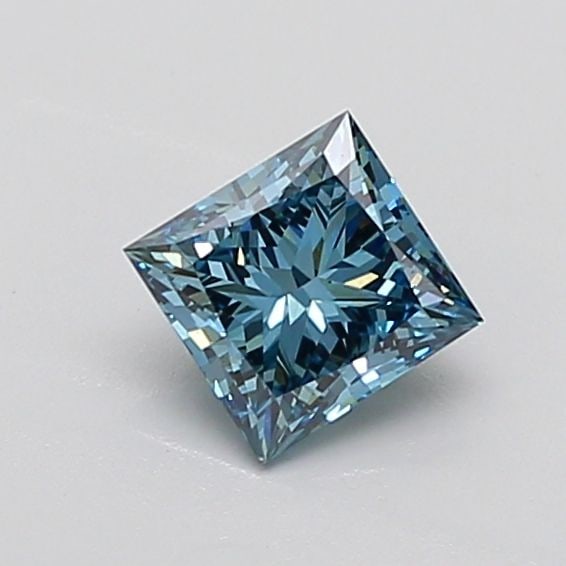 Loose Diamond - PRINCESS 1.04ct Fancy Vivid Blue VS2: Loose Diamond - PRINCESS 1.04ct Fancy Vivid Blue VS2 Source: This is a real non-mined Diamond that has been grown in a lab Shape: PRINCESS Carats: 1.04 Color: Fancy Vivid Blue Certification: IGI Video