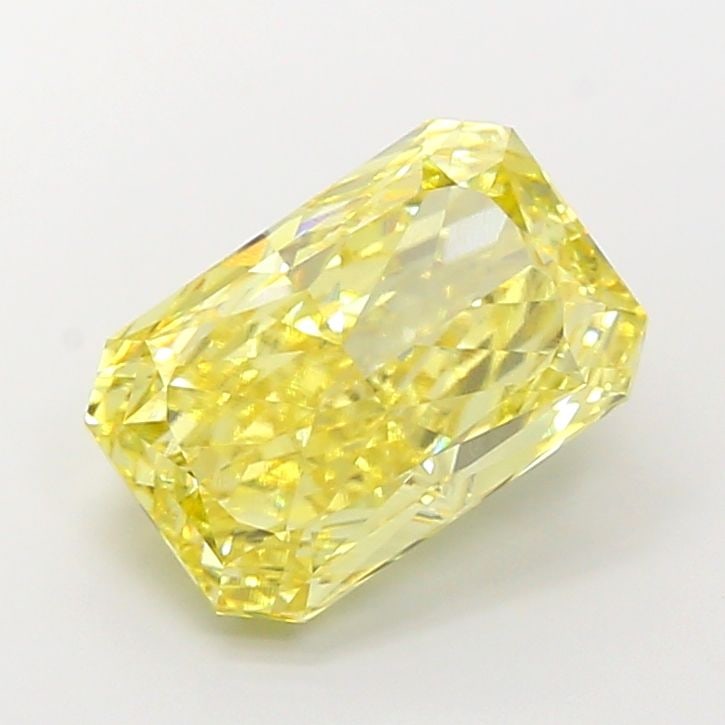 Loose Diamond - RADIANT 6.78ct Fancy Intense Yellow VS1: Loose Diamond - RADIANT 6.78ct Fancy Intense Yellow VS1 Source: This is a real non-mined Diamond that has been grown in a lab Shape: RADIANT Carats: 6.78 Color: Fancy Intense Yellow Certification: IGI