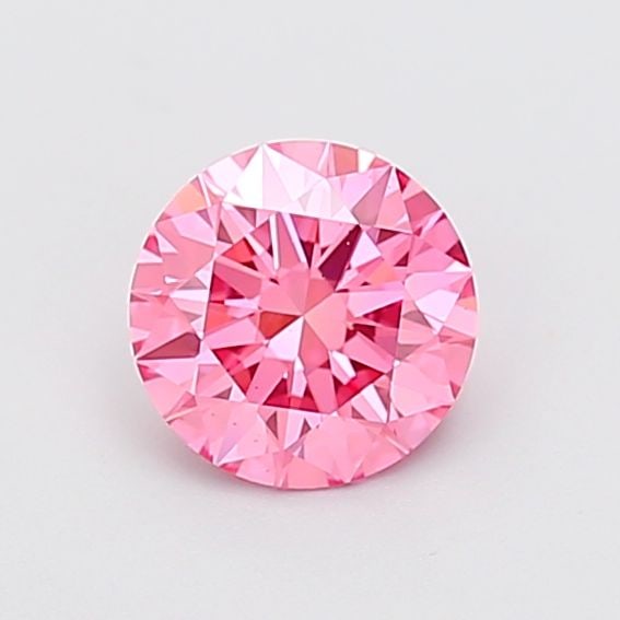 Loose Diamond - ROUND 1.09ct Fancy Vivid Pink VS1: Loose Diamond - ROUND 1.09ct Fancy Vivid Pink VS1 Source: This is a real non-mined Diamond that has been grown in a lab Shape: ROUND Carats: 1.09 Color: Fancy Vivid Pink Certification: IGI Video: