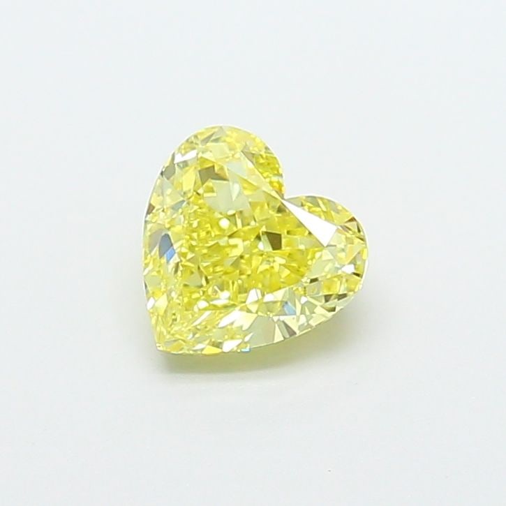 Loose Diamond - HEART 1.06ct Fancy Intense Yellow VS1: Loose Diamond - HEART 1.06ct Fancy Intense Yellow VS1 Source: This is a real non-mined Diamond that has been grown in a lab Shape: HEART Carats: 1.06 Color: Fancy Intense Yellow Certification: IGI Vid