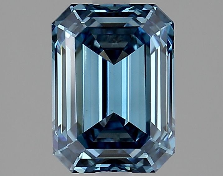 Loose Diamond - EMERALD 2.12ct Fancy Vivid Blue VVS2: Loose Diamond - EMERALD 2.12ct Fancy Vivid Blue VVS2 Source: This is a real non-mined Diamond that has been grown in a lab Shape: EMERALD Carats: 2.12 Color: Fancy Vivid Blue Certification: IGI Video: