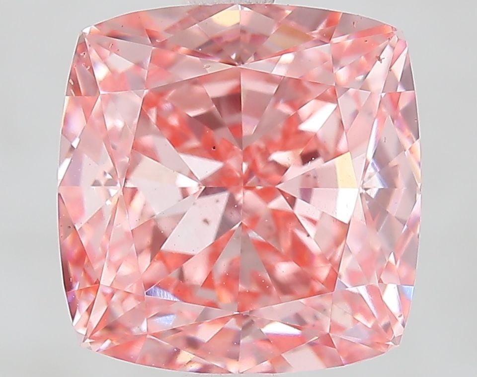 Loose Diamond - CUSHION MODIFIED 3.52ct Fancy Vivid Pink VS1: Loose Diamond - CUSHION MODIFIED 3.52ct Fancy Vivid Pink VS1 Source: This is a real non-mined Diamond that has been grown in a lab Shape: CUSHION MODIFIED Carats: 3.52 Color: Fancy Vivid Pink Certific
