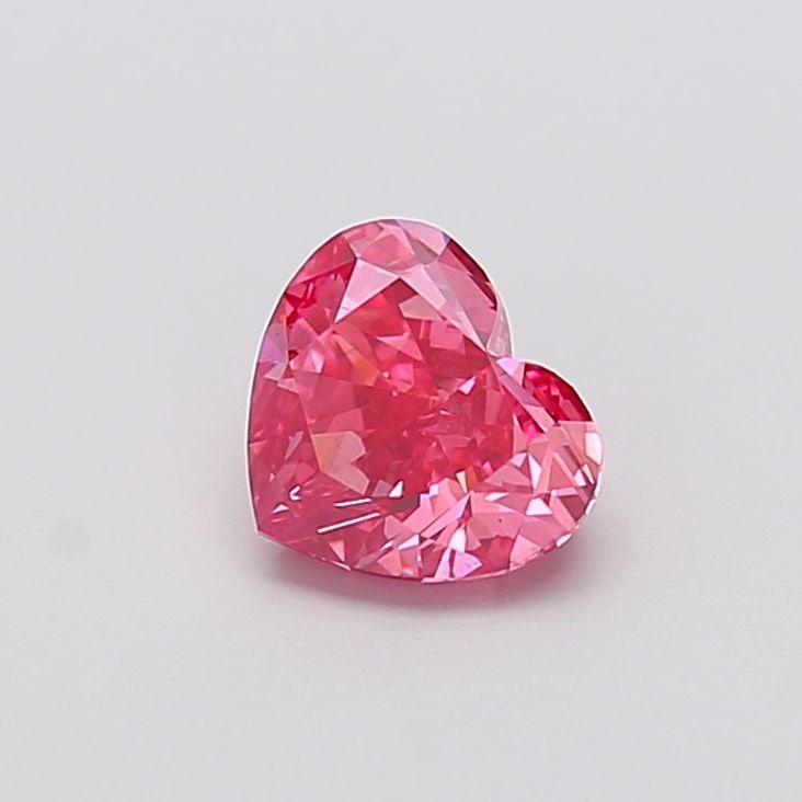 Loose Diamond - HEART 1.53ct Fancy Vivid Pink VS2: Loose Diamond - HEART 1.53ct Fancy Vivid Pink VS2 Source: This is a real non-mined Diamond that has been grown in a lab Shape: HEART Carats: 1.53 Color: Fancy Vivid Pink Certification: IGI Video: