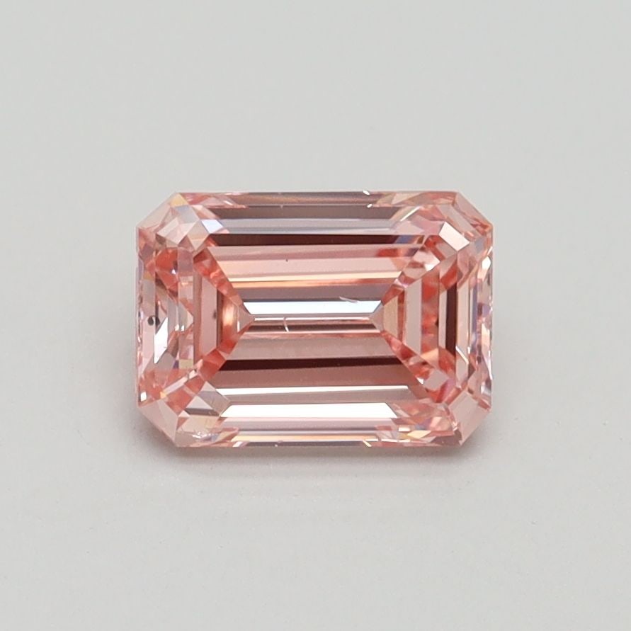 Loose Diamond - EMERALD 1.0ct Fancy Intense Pink SI1: Loose Diamond - EMERALD 1.0ct Fancy Intense Pink SI1 Source: This is a real non-mined Diamond that has been grown in a lab Shape: EMERALD Carats: 1.0 Color: Fancy Intense Pink Certification: IGI Video
