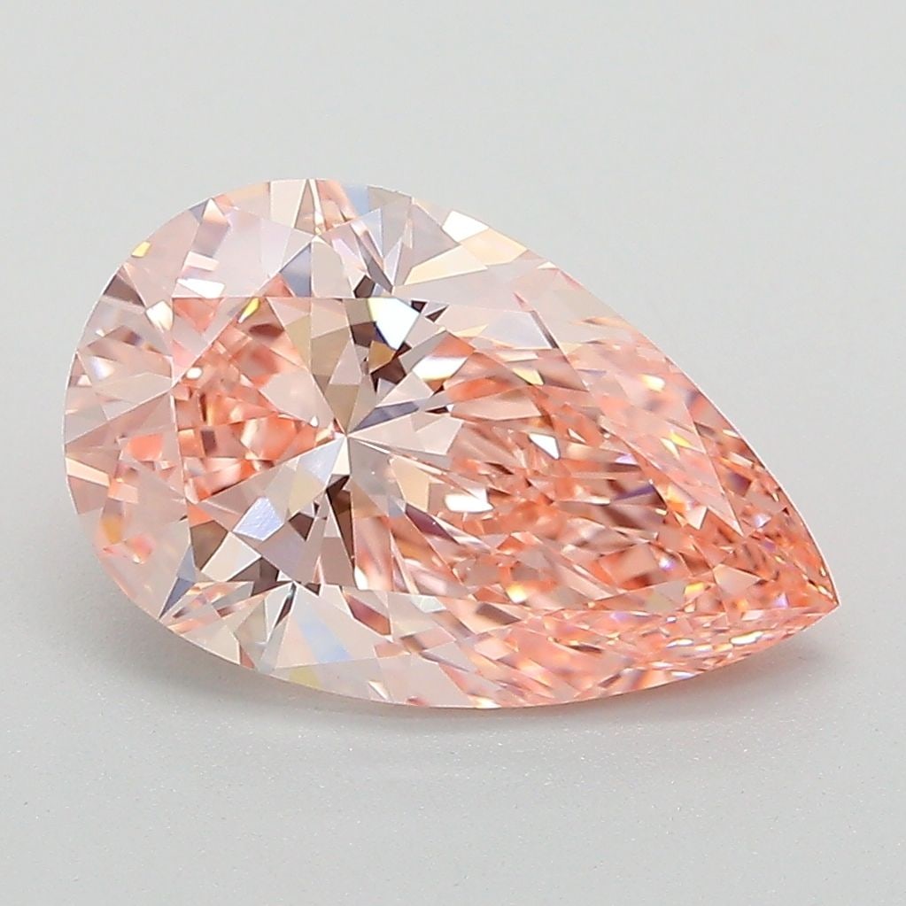 Loose Diamond - PEAR 3.0ct Fancy Vivid Pink VVS2: Loose Diamond - PEAR 3.0ct Fancy Vivid Pink VVS2 Source: This is a real non-mined Diamond that has been grown in a lab Shape: PEAR Carats: 3.0 Color: Fancy Vivid Pink Certification: IGI PLEASE NOTE: F