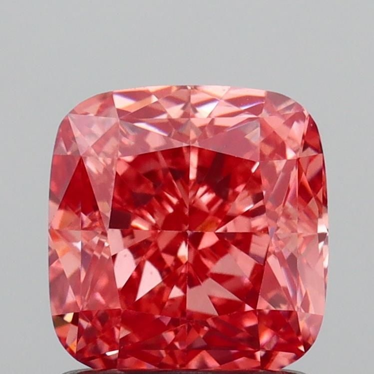 Loose Diamond - CUSHION MODIFIED 1.47ct Fancy Vivid Pink VS2: Loose Diamond - CUSHION MODIFIED 1.47ct Fancy Vivid Pink VS2 Source: This is a real non-mined Diamond that has been grown in a lab Shape: CUSHION MODIFIED Carats: 1.47 Color: Fancy Vivid Pink Certific