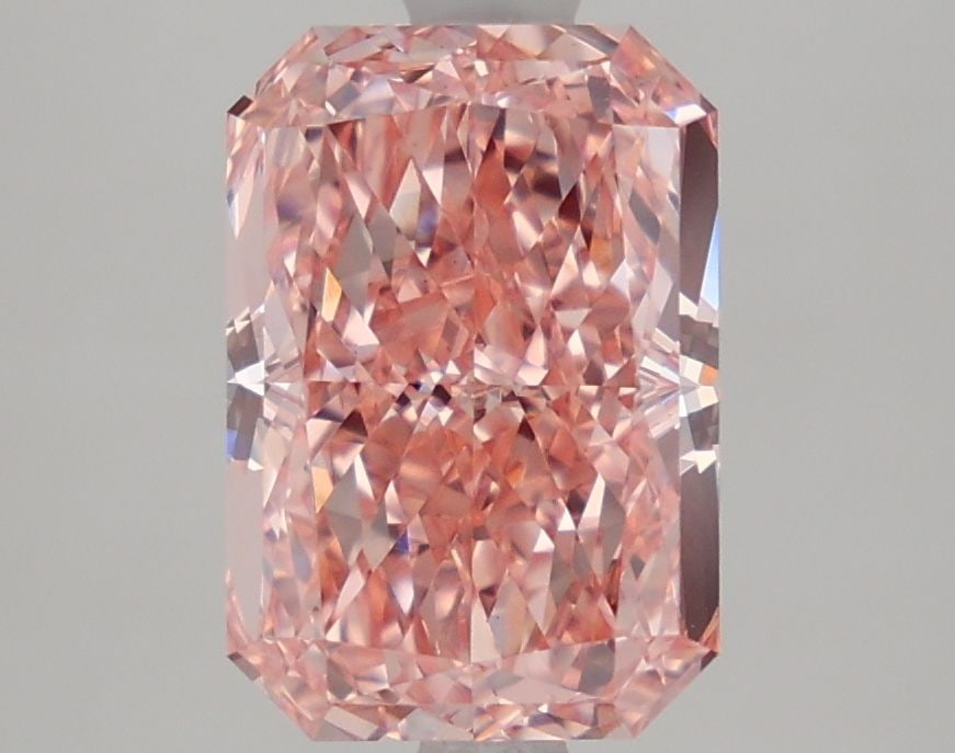 Loose Diamond - RADIANT 3.15ct Fancy Vivid Pink VVS2: Loose Diamond - RADIANT 3.15ct Fancy Vivid Pink VVS2 Source: This is a real non-mined Diamond that has been grown in a lab Shape: RADIANT Carats: 3.15 Color: Fancy Vivid Pink Certification: IGI Video: