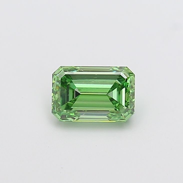Loose Diamond - EMERALD 1.1ct Fancy Vivid Green VVS2: Loose Diamond - EMERALD 1.1ct Fancy Vivid Green VVS2 Source: This is a real non-mined Diamond that has been grown in a lab Shape: EMERALD Carats: 1.1 Color: Fancy Vivid Green Certification: IGI Video: