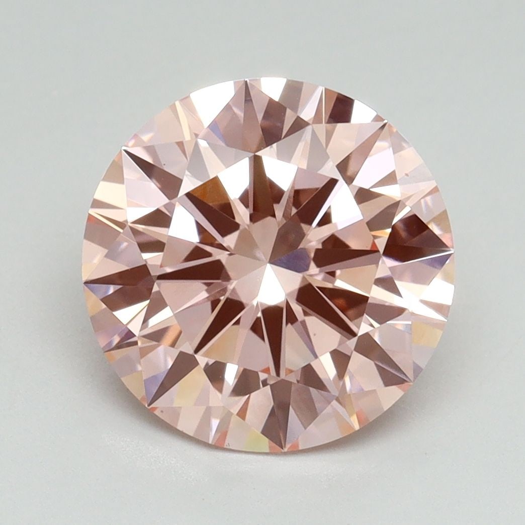 Loose Diamond - ROUND 3.5ct Fancy Vivid Pink VS1: Loose Diamond - ROUND 3.5ct Fancy Vivid Pink VS1 Source: This is a real non-mined Diamond that has been grown in a lab Shape: ROUND Carats: 3.5 Color: Fancy Vivid Pink Certification: IGI Video: