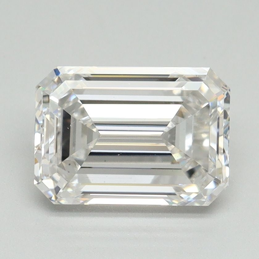 Loose Diamond - EMERALD 2.09ct F VS1: Loose Diamond - EMERALD 2.09ct F VS1 Source: This is a real non-mined Diamond that has been grown in a lab Shape: EMERALD Carats: 2.09 Color: F Clarity: VS1 Certification: NONE Video:
