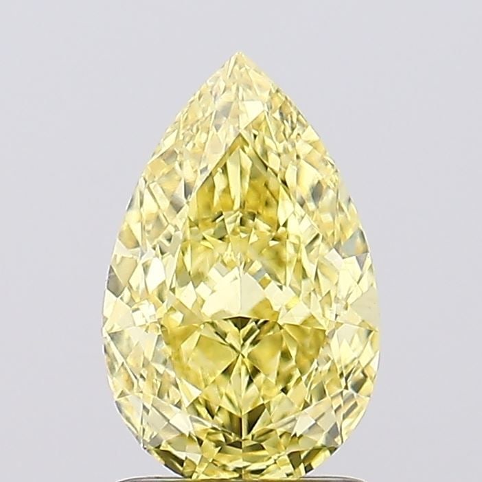 Loose Diamond - PEAR 1.63ct Fancy Intense Yellow VS1: Loose Diamond - PEAR 1.63ct Fancy Intense Yellow VS1 Source: This is a real non-mined Diamond that has been grown in a lab Shape: PEAR Carats: 1.63 Color: Fancy Intense Yellow Certification: IGI Video