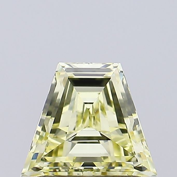 Loose Diamond - TRAPEZOID 1.12ct Fancy Intense Yellow VVS2: Loose Diamond - TRAPEZOID 1.12ct Fancy Intense Yellow VVS2 Source: This is a real non-mined Diamond that has been grown in a lab Shape: TRAPEZOID Carats: 1.12 Color: Fancy Intense Yellow Certification