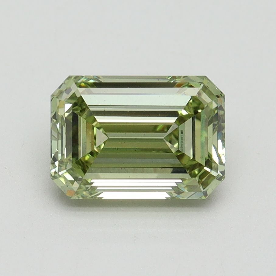 Loose Diamond - EMERALD 1.52ct Fancy Intense Green VS1: Loose Diamond - EMERALD 1.52ct Fancy Intense Green VS1 Source: This is a real non-mined Diamond that has been grown in a lab Shape: EMERALD Carats: 1.52 Color: Fancy Intense Green Certification: IGI V