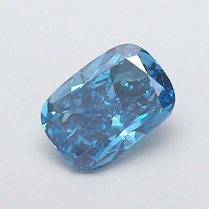 Loose Diamond - CUSHION MODIFIED 2.0ct Fancy Vivid Blue VS2: Loose Diamond - CUSHION MODIFIED 2.0ct Fancy Vivid Blue VS2 Source: This is a real non-mined Diamond that has been grown in a lab Shape: CUSHION MODIFIED Carats: 2.0 Color: Fancy Vivid Blue Certificat