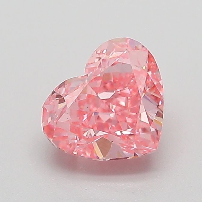 Loose Diamond - HEART 1.01ct Fancy Vivid Pink VS2: Loose Diamond - HEART 1.01ct Fancy Vivid Pink VS2 Source: This is a real non-mined Diamond that has been grown in a lab Shape: HEART Carats: 1.01 Color: Fancy Vivid Pink Certification: IGI Video: