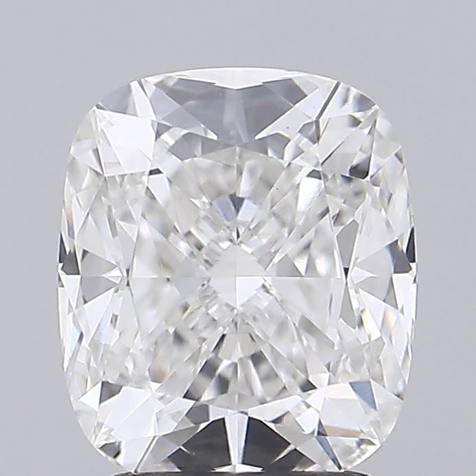 Loose Diamond - CUSHION 2.08ct E VVS2: Loose Diamond - CUSHION 2.08ct E VVS2 Source: This is a real non-mined Diamond that has been grown in a lab Shape: CUSHION Carats: 2.08 Color: E Clarity: VVS2 Certification: IGI Condition: Pre-Owned P