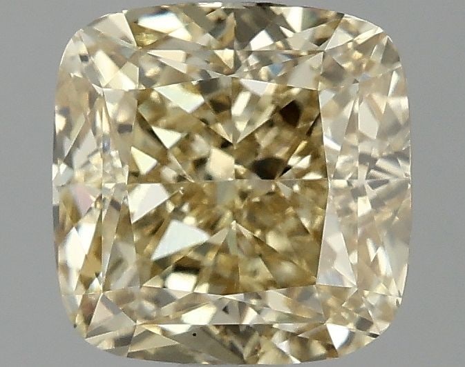 Loose Diamond - CUSHION MODIFIED 2.05ct Fancy Intense Yellow VS2: Loose Diamond - CUSHION MODIFIED 2.05ct Fancy Intense Yellow VS2 Source: This is a real non-mined Diamond that has been grown in a lab Shape: CUSHION MODIFIED Carats: 2.05 Color: Fancy Intense Yellow 