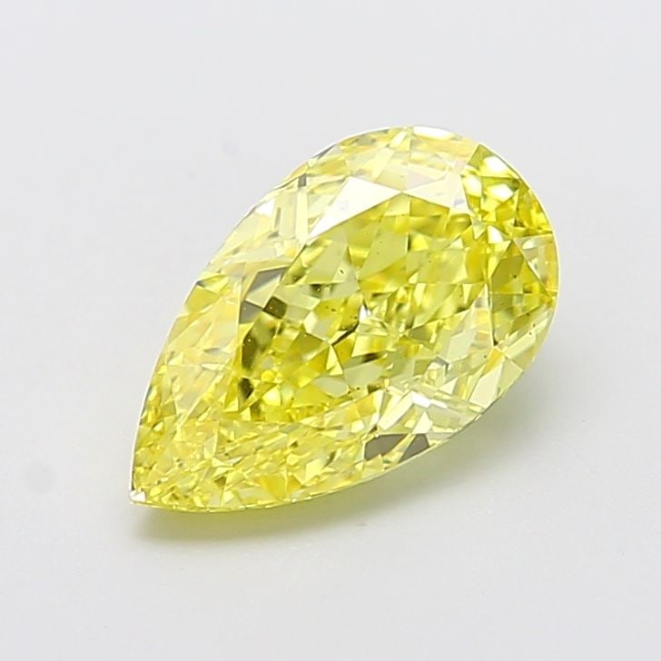 Loose Diamond - PEAR 2.93ct Fancy Intense Yellow VS1: Loose Diamond - PEAR 2.93ct Fancy Intense Yellow VS1 Source: This is a real non-mined Diamond that has been grown in a lab Shape: PEAR Carats: 2.93 Color: Fancy Intense Yellow Certification: IGI