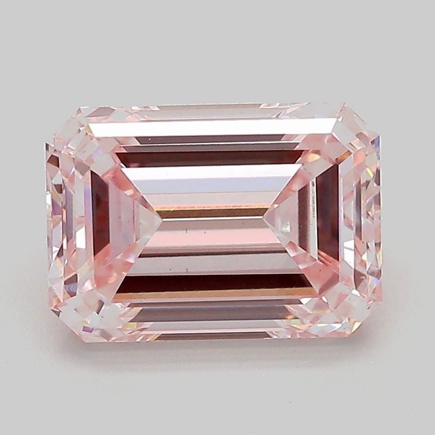 Loose Diamond - EMERALD 3.07ct Fancy Pink VVS2: Loose Diamond - EMERALD 3.07ct Fancy Pink VVS2 Source: This is a real non-mined Diamond that has been grown in a lab Shape: EMERALD Carats: 3.07 Color: Fancy Pink Certification: IGI Video: