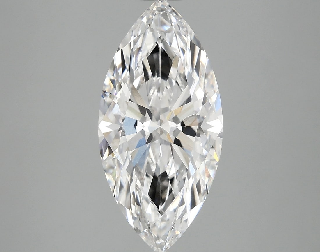 Loose Diamond - MARQUISE 2.53ct D VS2: Loose Diamond - MARQUISE 2.53ct D VS2 Source: This is a real non-mined Diamond that has been grown in a lab Shape: MARQUISE Carats: 2.53 Color: D Clarity: VS2 Certification: IGI Condition: Pre-Owned P