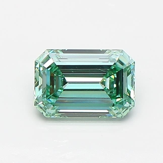 Loose Diamond - EMERALD 0.66ct Fancy Vivid Green VVS2: Loose Diamond - EMERALD 0.66ct Fancy Vivid Green VVS2 Source: This is a real non-mined Diamond that has been grown in a lab Shape: EMERALD Carats: 0.66 Color: Fancy Vivid Green Certification: IGI PLEA
