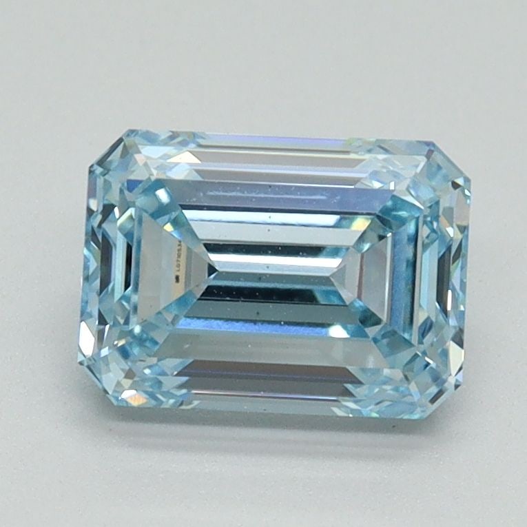 Loose Diamond - EMERALD 1.52ct Fancy Intense Blue VS1: Loose Diamond - EMERALD 1.52ct Fancy Intense Blue VS1 Source: This is a real non-mined Diamond that has been grown in a lab Shape: EMERALD Carats: 1.52 Color: Fancy Intense Blue Certification: IGI Vid