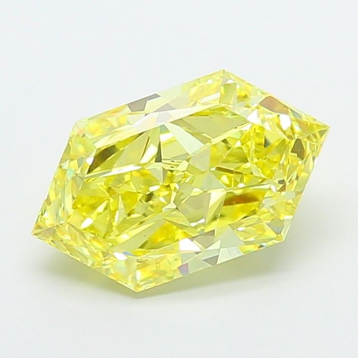 Loose Diamond - HEXAGONAL 5.01ct Fancy Vivid Yellow VS1: Loose Diamond - HEXAGONAL 5.01ct Fancy Vivid Yellow VS1 Source: This is a real non-mined Diamond that has been grown in a lab Shape: HEXAGONAL Carats: 5.01 Color: Fancy Vivid Yellow Certification: IGI