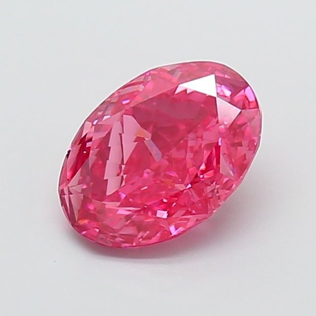 Loose Diamond - OVAL 2.04ct Fancy Vivid Pink VVS2: Loose Diamond - OVAL 2.04ct Fancy Vivid Pink VVS2 Source: This is a real non-mined Diamond that has been grown in a lab Shape: OVAL Carats: 2.04 Color: Fancy Vivid Pink Certification: IGI Video: