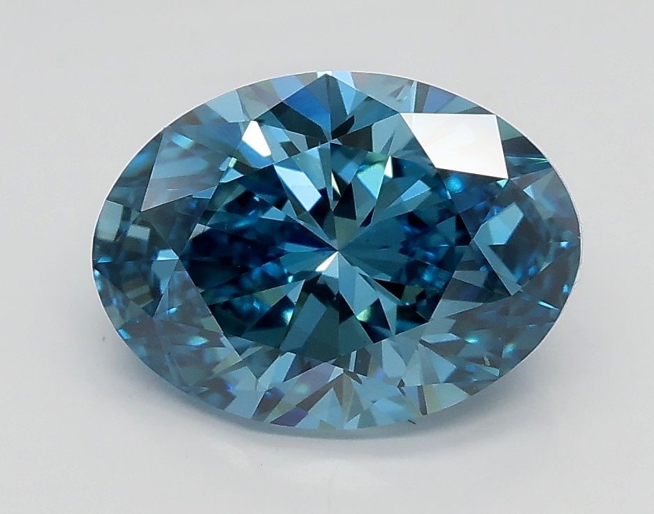 Loose Diamond - OVAL 2.0ct Fancy Vivid Blue VS2: Loose Diamond - OVAL 2.0ct Fancy Vivid Blue VS2 Source: This is a real non-mined Diamond that has been grown in a lab Shape: OVAL Carats: 2.0 Color: Fancy Vivid Blue Certification: IGI Video: