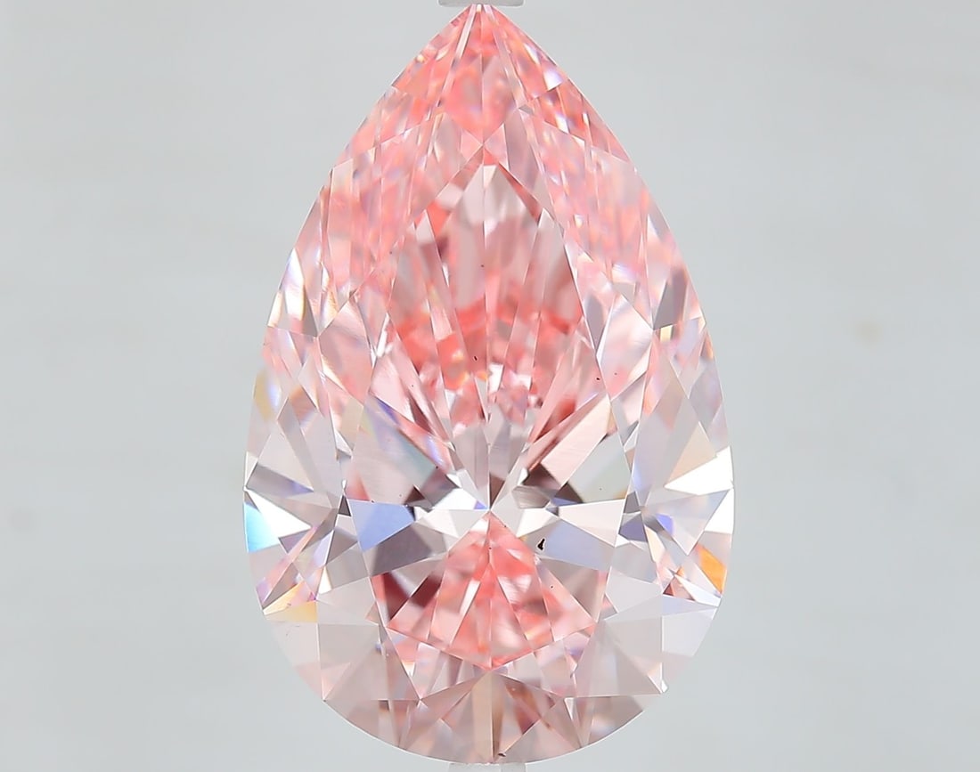 Loose Diamond - PEAR 10.27ct Fancy Intense Pink VS2: Loose Diamond - PEAR 10.27ct Fancy Intense Pink VS2 Source: This is a real non-mined Diamond that has been grown in a lab Shape: PEAR Carats: 10.27 Color: Fancy Intense Pink Certification: IGI Video: